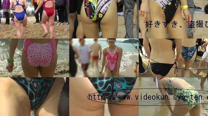 3490/「超拡大撮り・ピチピチっす! 寒中水泳おどり食い(6)」