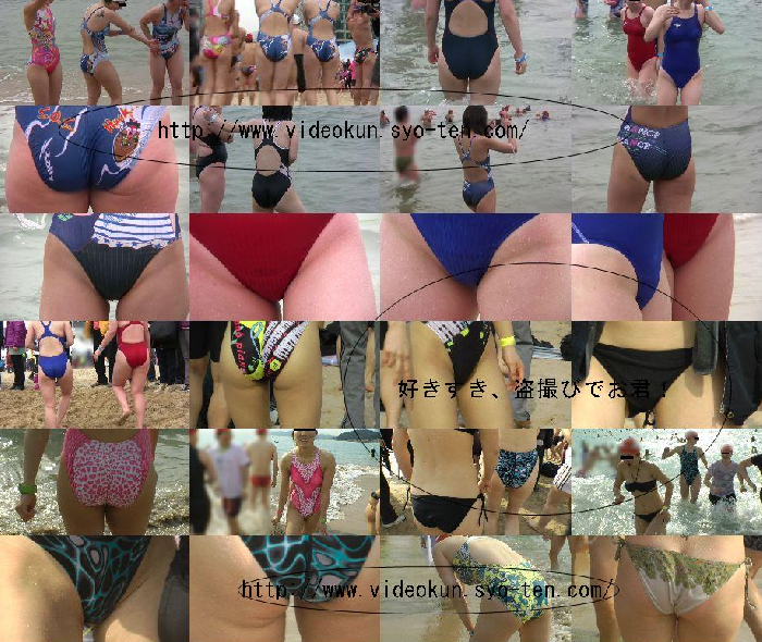 3490/「超拡大撮り・ピチピチっす! 寒中水泳おどり食い(6)」