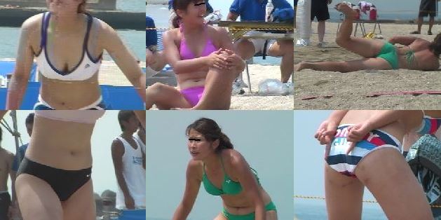 2083「憑かれ撮り・ビーチバレーが見えてきた(1)~女子大生編1」