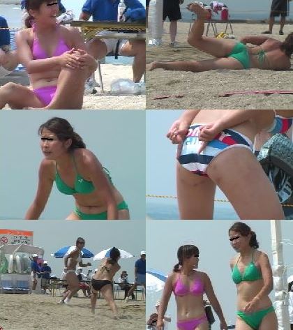 2083「憑かれ撮り・ビーチバレーが見えてきた(1)~女子大生編1」